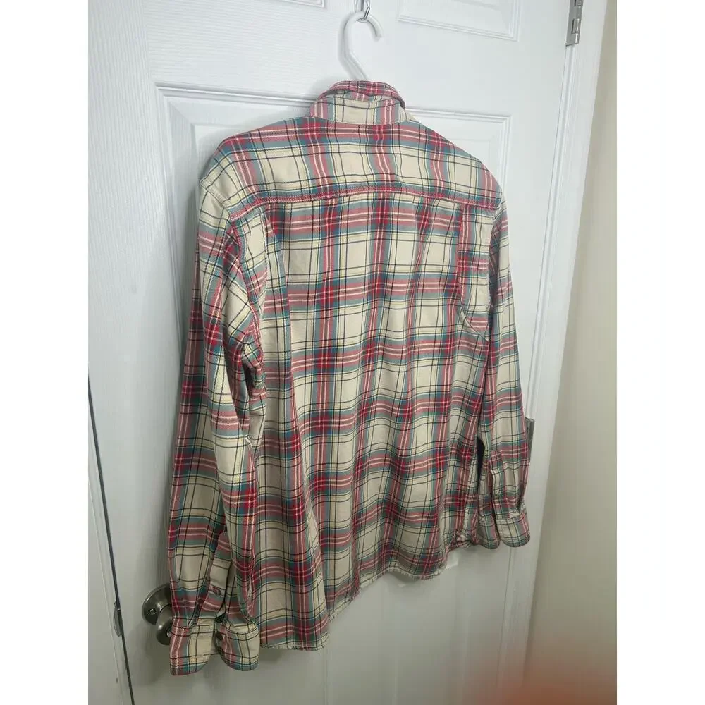 VANS Shirt Button Down, Size Large Plaid 100% Cotton Casual - Picture 5 of 6